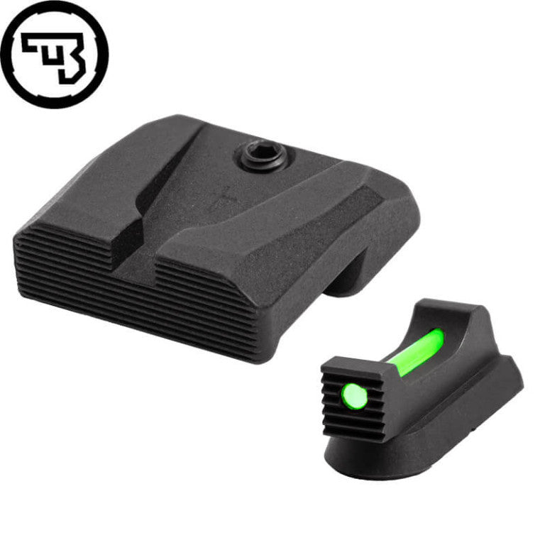 CZ 75B, CZ P-01, CZ 75 SP-01 fixed sight set with fiber optics | type A