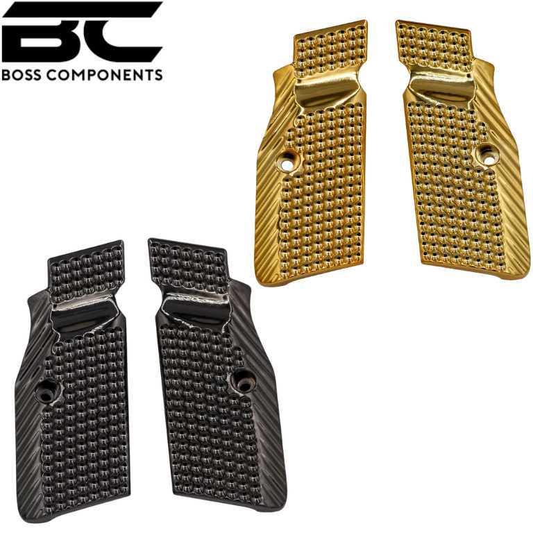 CZ 75B ja SP-01, CZ TS 2, CZ Shadow 2 Messingist käepidemed | Palm Swell