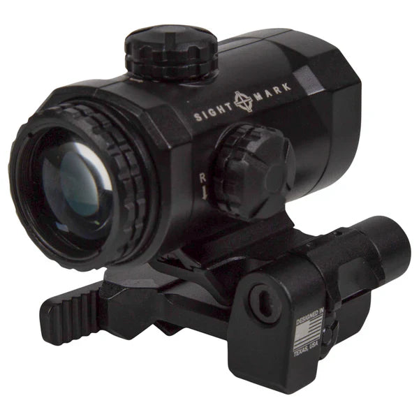Sightmark XTM-3 3x suurendaja koos LQD küljele pööratava kinnitusega