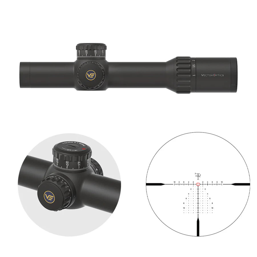 Vector Optics Continental x10 1-10x28 ED RAR-C sihik