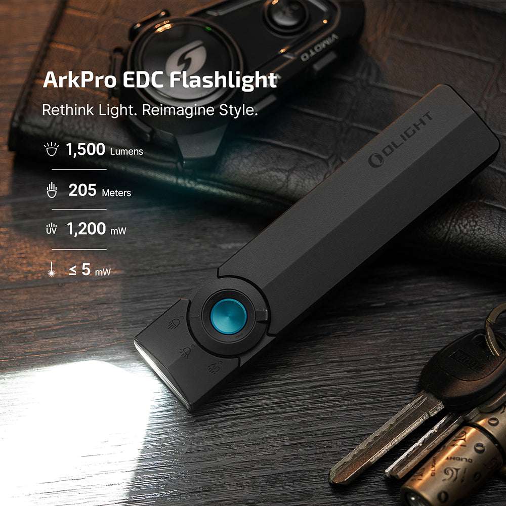 Olight ArkPro | lame 4-in-1 EDC taskulamp | 1.500 lm