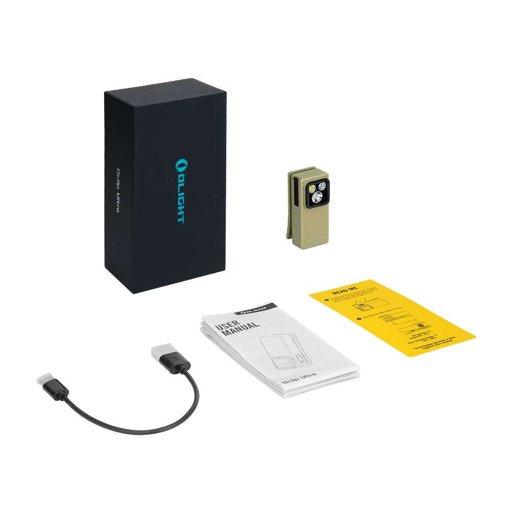 Olight Oclip Ultra | 3-in-1 klambriga EDC valgusti | 530 lm