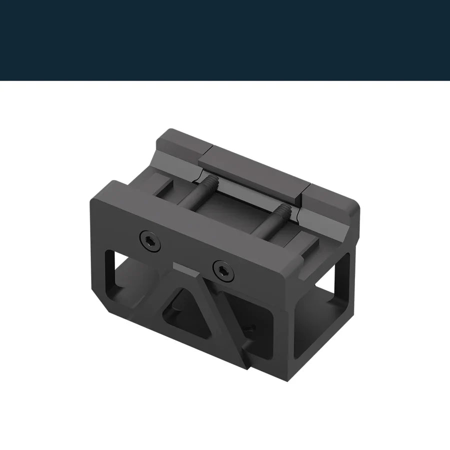 Picatinny punatäppsihiku kinnitus koos tõstega [32 mm] | C-More RTS footprint 