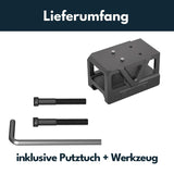 Picatinny punatäppsihiku kinnitus koos tõstega [32 mm] | C-More RTS footprint 