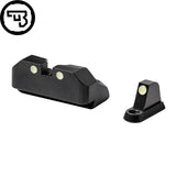 CZ P-10 Optics Ready sihikute komplekt luminescentsed