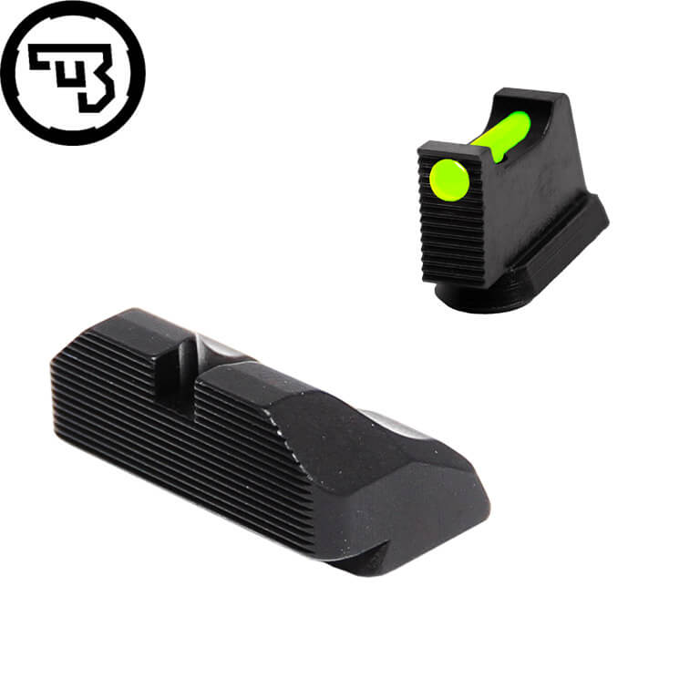 CZ P-10 Optics Ready sihiku komplekt fiiberoptiliste elementidega | CZ