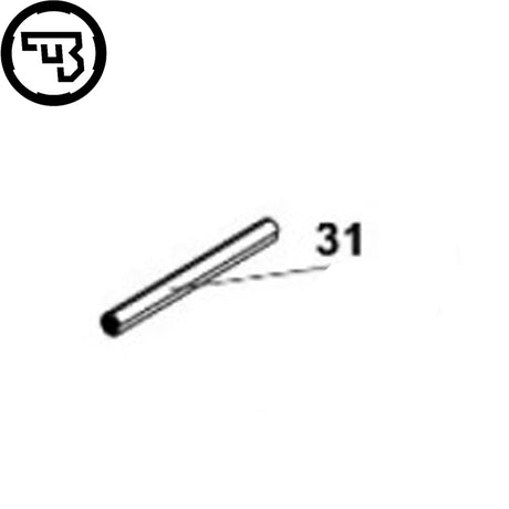 CZ P-10 sisestus tagumine keermestatud tihvt | osa #31