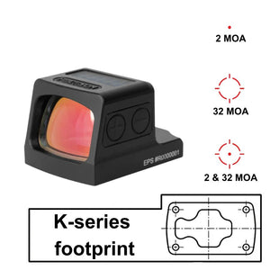 Punatäppsihikud Holosun K-Series footprintiga