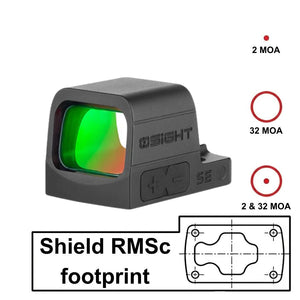 Punatäppsihikud, mis sobivad otse CZ Shadow 2 Carry jaoks