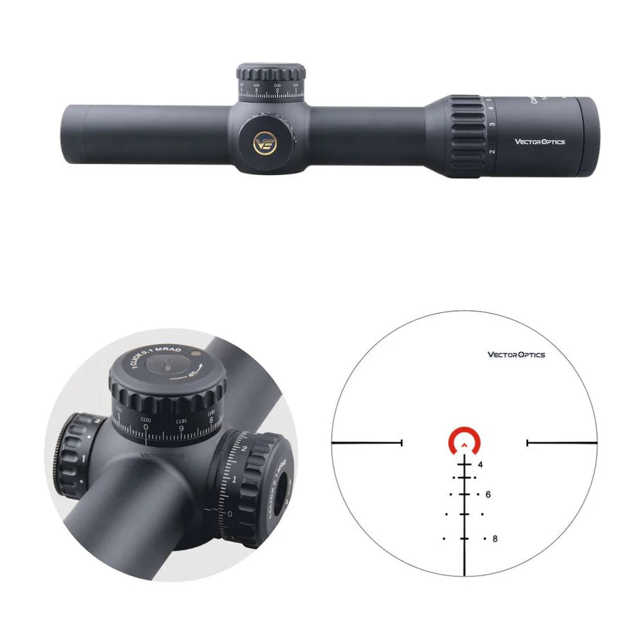 Vector Optics Continental x6 1-6x28FFP sihik