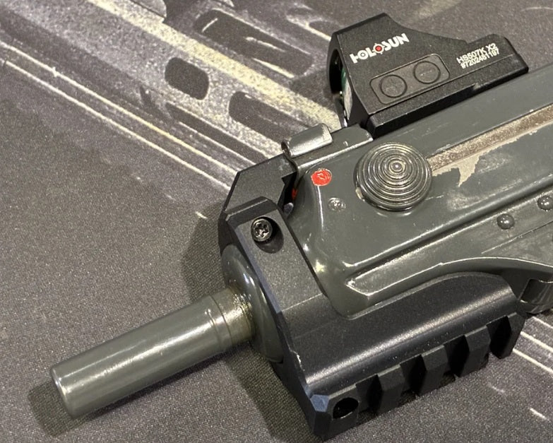 Vz 61 Skorpion punatäppsihiku kinnitus with Picatinny / M-Lok | Holosun K-series footprint