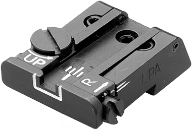 CZ P-10 reguleeritav tagumine sihik | valged jooned