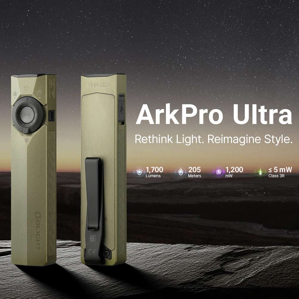 Olight ArkPro Ultra | lame 4-in-1 EDC taskulamp | 1.700 lm