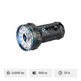 Olight Marauder 2 | ülivõimas taaslaetav taskulamp | 14.000 lm