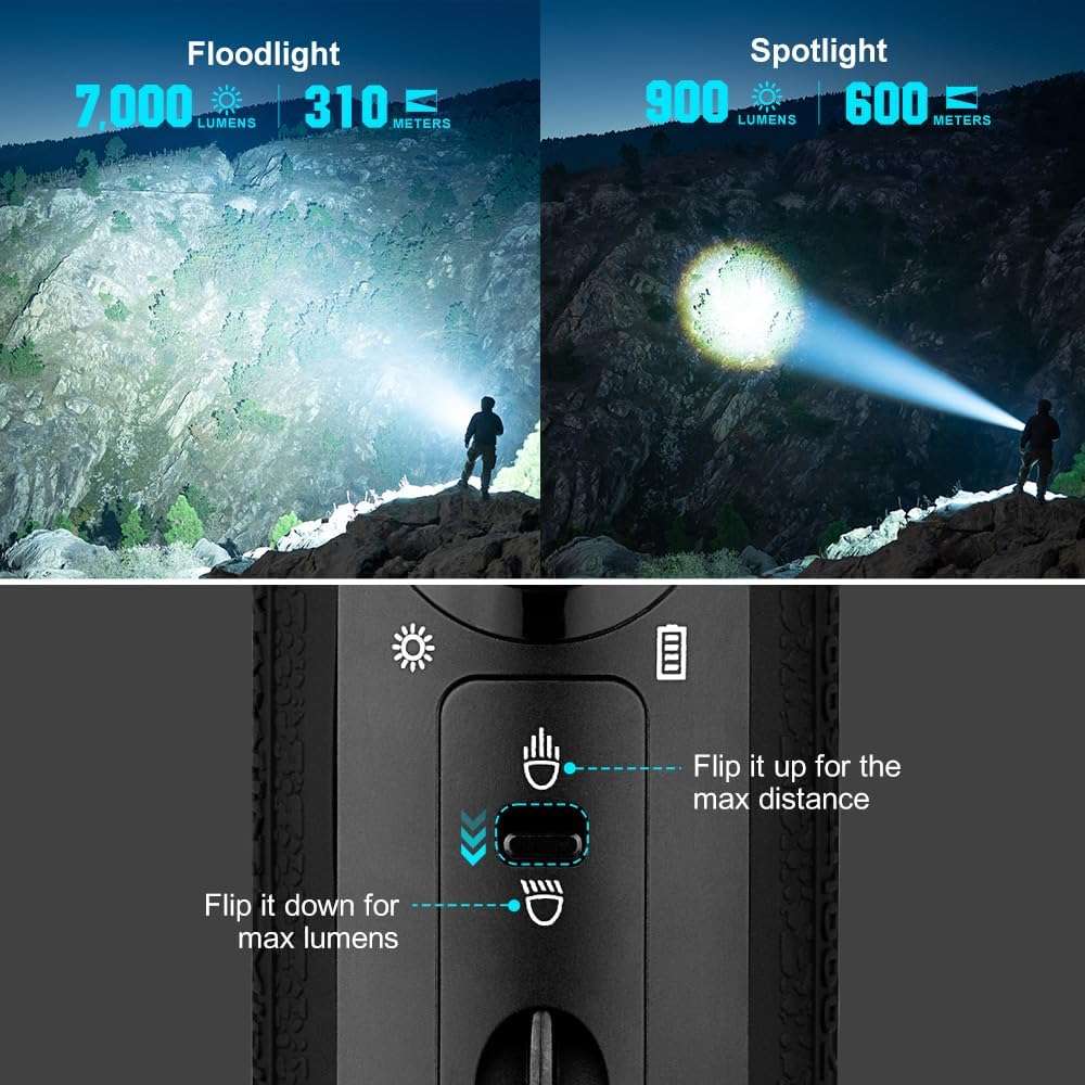 Olight Marauder Mini | mitmevärviline laetav taskulamp | 7.000 lm