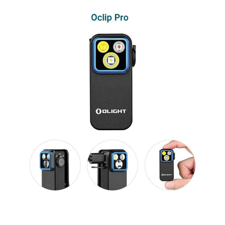 Olight Oclip Pro | multifunktsionaalne klambriga taskulamp | 500 lm