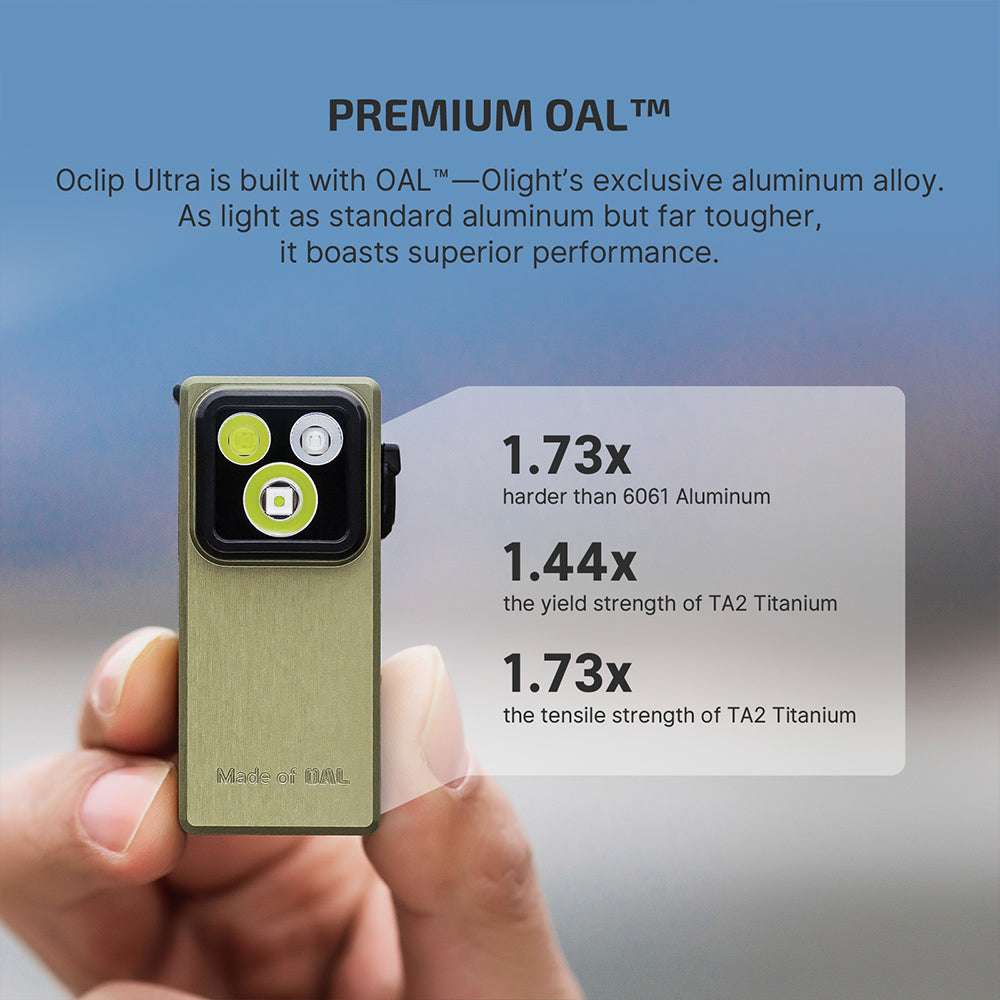 Olight Oclip Ultra | 3-in-1 klambriga EDC valgusti | 530 lm