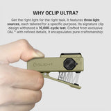 Olight Oclip Ultra | 3-in-1 klambriga EDC valgusti | 530 lm