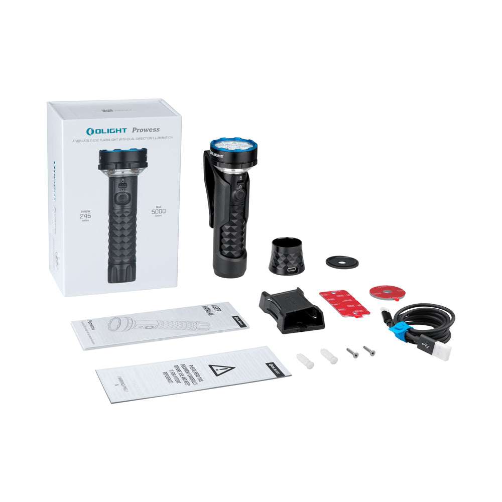 Olight Prowess | taskulamp kahepoolse valgustusega | 5.000 lm