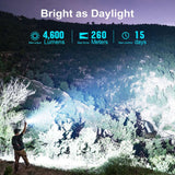 Olight Seeker 4 Pro | suure võimsusega taskulamp | 4.600 lm