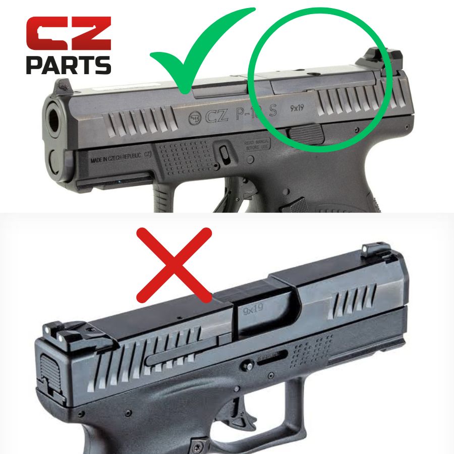 CZ P-10 OR adapterplaat | Aimpoint Acro footprint 