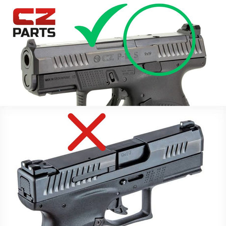CZ P-10 OR adapterplaat | Trijicon RMR footprint 