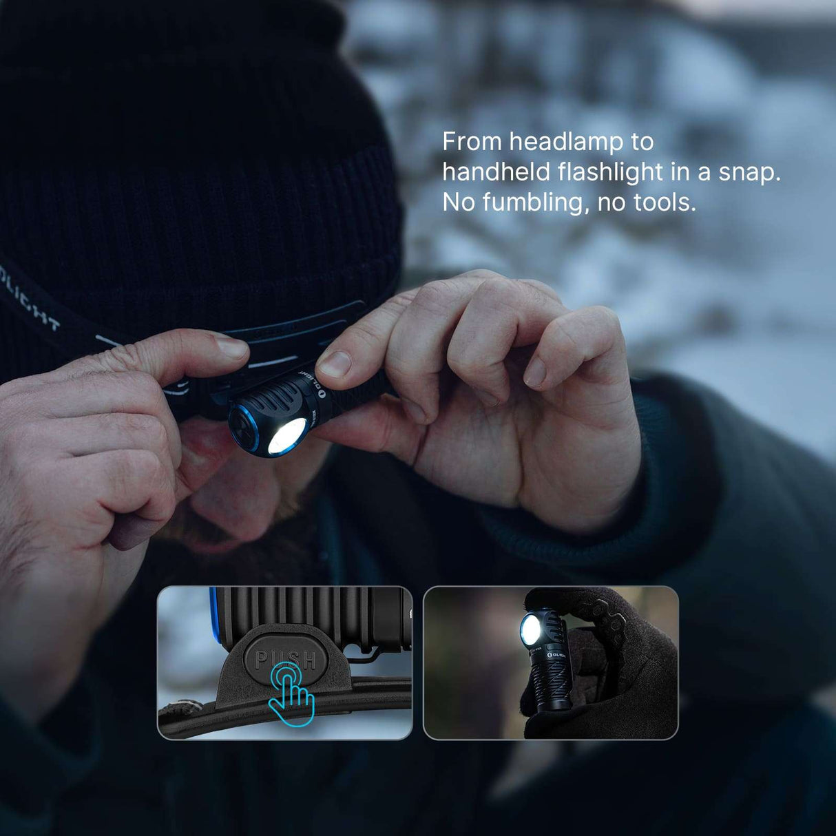 Olight Perun 3 Mini | laetav pealamp | 1.250 lm