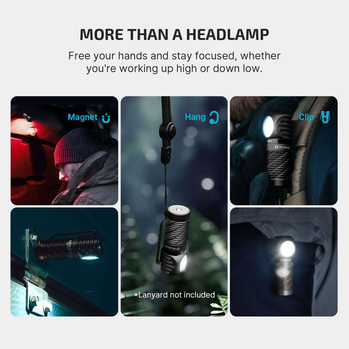Olight Perun 3 Mini | laetav pealamp | 1.250 lm